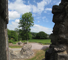 SX14682-14684edit View towards Cowbridge St Quentin's Castle, Llanblethian, Cowbridge.jpg